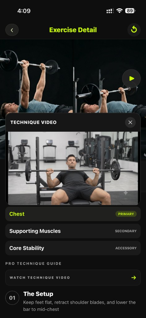 SoloGym exercise technique video
